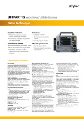 Stryker LIFEPAK 15 Fiche Technique