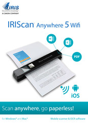 IRIScan Anywhere 5 Wifi Mode D'emploi