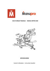 Manupro MPSOR210MM Guide D'utilisation