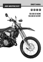 Sherco 250 SE FACTORY Manuel