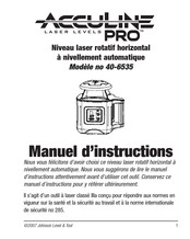 AccuLine PRO 40-6535 Manuel D'instructions