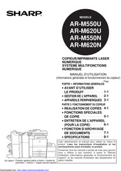 Sharp AR-M550U Manuel D'utilisation