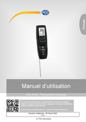 PCE PCE-IR 90 Manuel D'utilisation