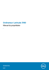 Dell Ordinateur Latitude 3180 Manuel Du Propriétaire