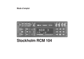 Blaupunkt Stockholm RCM 104 Mode D'emploi