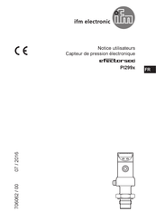 IFM Electronic efector 500 PI299 Serie Notice Utilisateurs