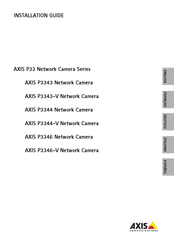 Axis Communications P33 Série Guide D'installation