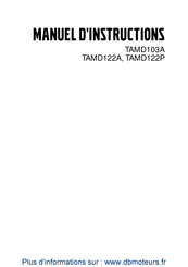 Volvo Penta TAMD122A Manuel D'instructions