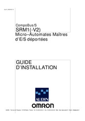 Omron SYSMAC SRM1-V2 Guide D'installation