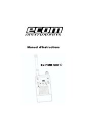 Ecom Instruments Ex-PMR 500 Manuel D'instructions