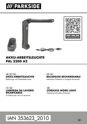 Parkside PAL 2200 A2 Instructions D'utilisation Et Consignes De Sécurité