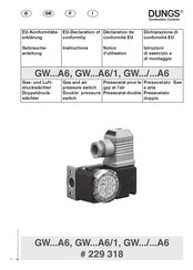 Dungs GW A6/1 Serie Notice D'utilisation