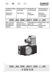 Dungs GW A6 Série Notice D'utilisation