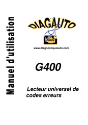 DIAGAUTO G400 Manuel D'utilisation