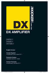 Kicker DX1000.1 Mode D'emploi