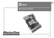 Motorline professional MC75 Notice Pour L'utilisateur