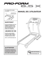 Pro-Form 6.5 X Manuel De L'utilisateur