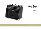 thomann Harley Benton HBAC-20 Notice D'utilisation