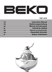 Beko TSE 1410 Notice D'utilisation