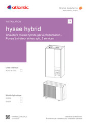 Atlantic hysae hybrid 6012/35 Installation