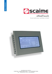 Scaime eNodTouch Notice D'utilisation