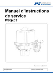 PS Automation PSQ3 Serie Manuel D'instructions De Service