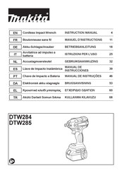 Makita DTW285RTJ Manuel D'instructions