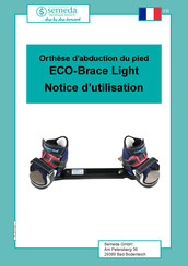 semeda ECO-Brace Light Notice D'utilisation