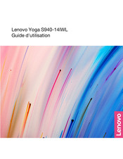 Lenovo Yoga S940-14IWL Guide D'utilisation
