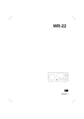 Sangean WR-22 Instructions