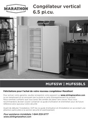 Marathon MUF65W Mode D'emploi