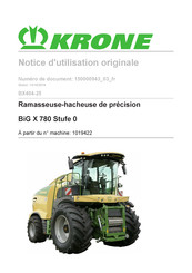 Krone BX404-25 Notice D'utilisation Originale