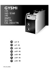 GYS GYSMI CEL 250 A TRI Manuel D'utilisation