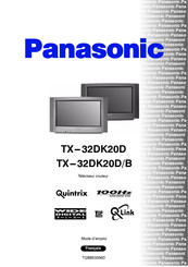 Panasonic TX-32DK20D/B Mode D'emploi