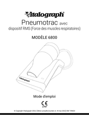 Vitalograph Pneumotrac 6800 Mode D'emploi