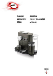 Nespresso 4251040 Guide De L'utilisation Rapide