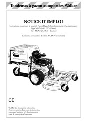 Walker MDD Notice D'emploi