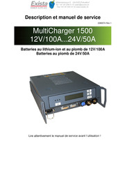 Eltek MultiCharger 1500 Manuel De Service