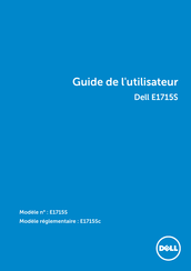 Dell E1715Sc Guide De L'utilisateur