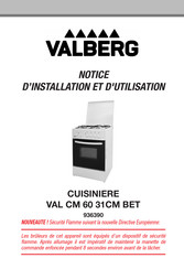 VALBERG VAL CM 60 31CM BET Notice D'installation Et D'utilisation