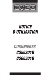 Esco CS66301B Notice D'utilisation