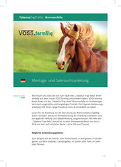 VOSS.farming 45480 Manuel De Montage Et D'utilisation