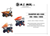 M.Z.IMER MZ-1500-HDG Manuel D'instructions