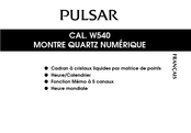 Pulsar W540 Mode D'emploi