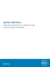 Dell OptiPlex 7060 Micro Guide De Configuration