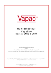 Vapac VapaLite LMV2 Mode D'emploi