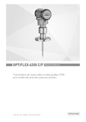KROHNE OPTIFLEX 6200 C/F Manuel De Référence