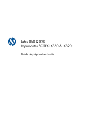 HP Latex 820 Guide De Préparation