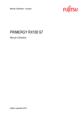 Fujitsu PRIMERGY RX100 S7 Manuel D'utilisation
