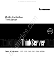 Lenovo ThinkServer 2595 Guide D'utilisation